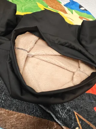 Sudadera polar térmica negra