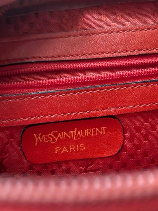Borsa Yves Saint Laurent rossa