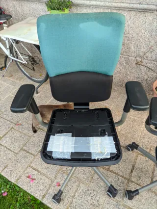 2 Sillas Steelcase Let's B para piezas