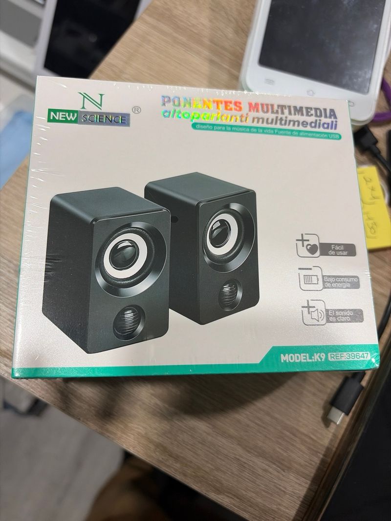 Altavoces Multimedia NEW SCIENCE K9 USB afbeelding 3