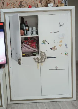 Conjunto Muebles Salón Comedor Blanco