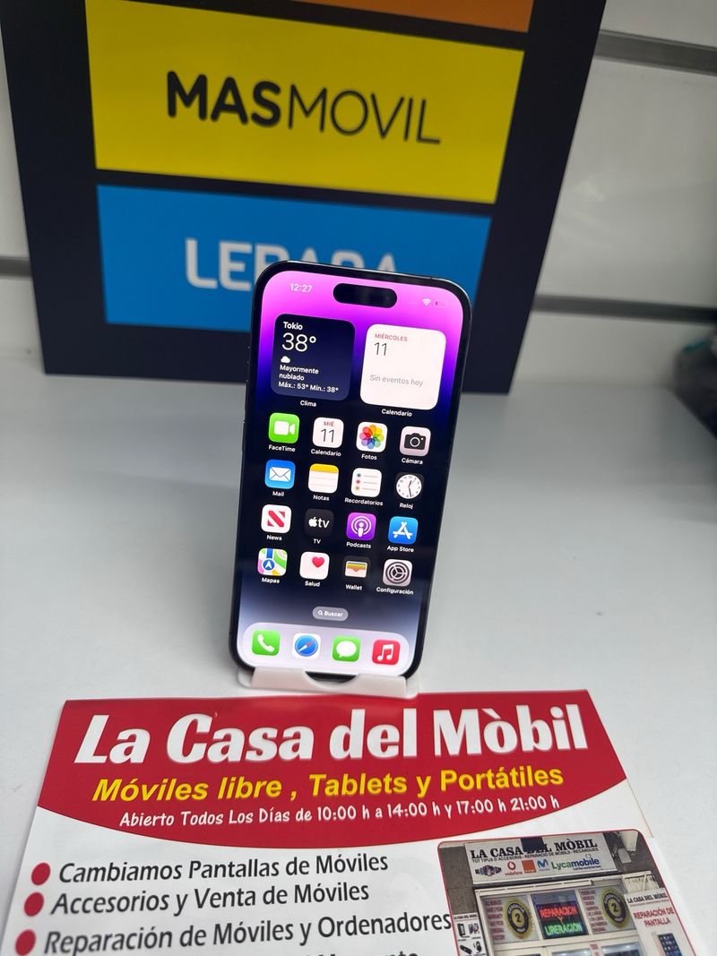 iPhone 14 Pro 256GB Morado como nuevo afbeelding 4