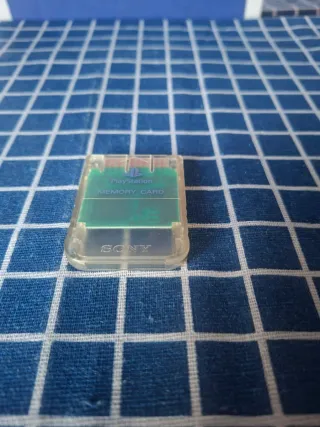 PS1 ORIGINAL MEMORY CARD TRANSPARENTE OFICIAL