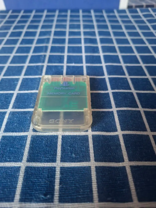 PS1 ORIGINAL MEMORY CARD TRANSPARENTE OFICIAL