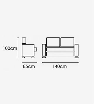 Sofás fijos de 2 y 3 plazas desde 250€