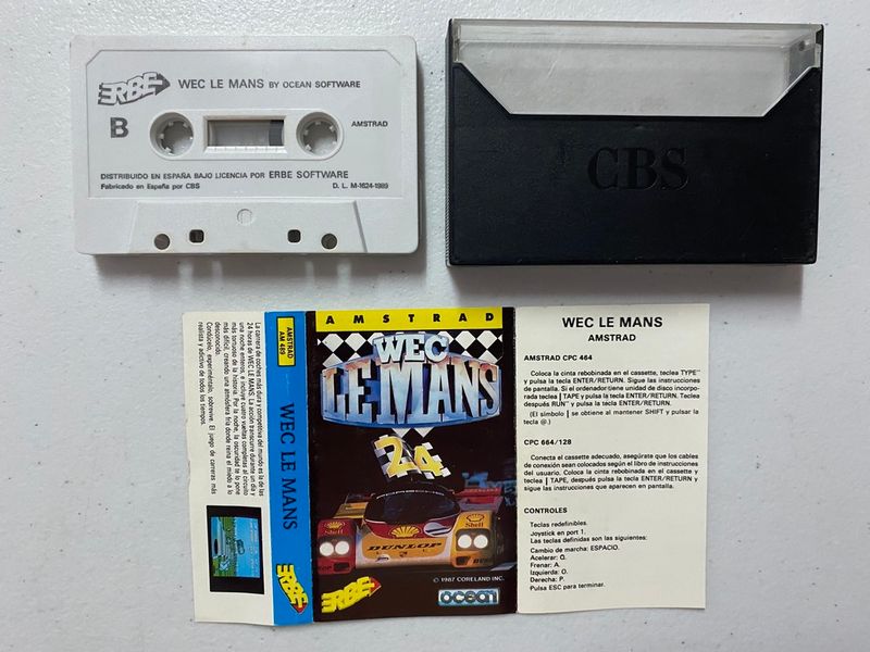WEC Le Mans Amstrad ERBE Videojuego afbeelding 2