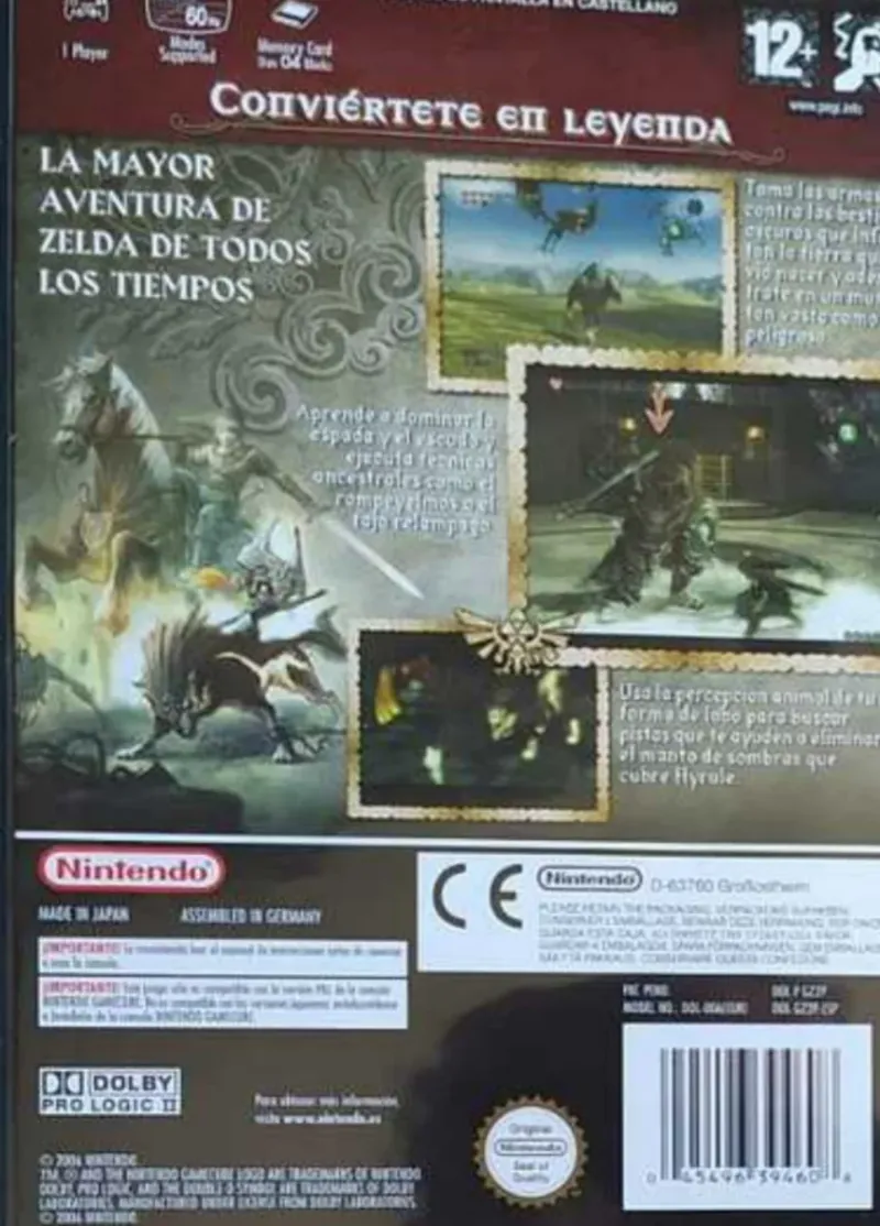 Zelda Twilight Princess GameCube PAL Español afbeelding 5
