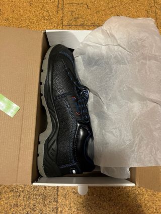 Zapatillas de trabajo Anibal negras y azules