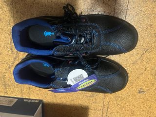 Zapatillas de trabajo Anibal negras y azules