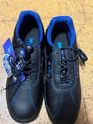 Zapatillas de trabajo Anibal negras y azules