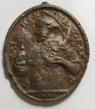 Medalla devocional siglo XVIII