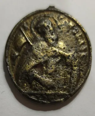 Medalla devocional siglo XVIII