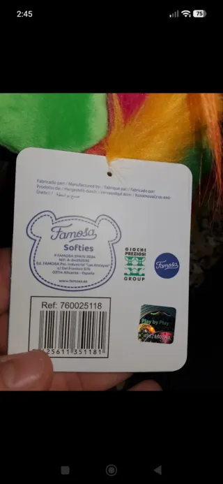 Furby Peluche Multicolor