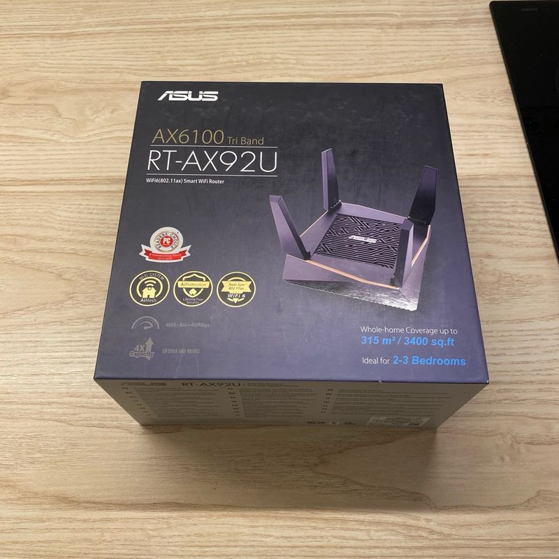 ASUS RT-AX92U WiFi 6 Tri-Band Router