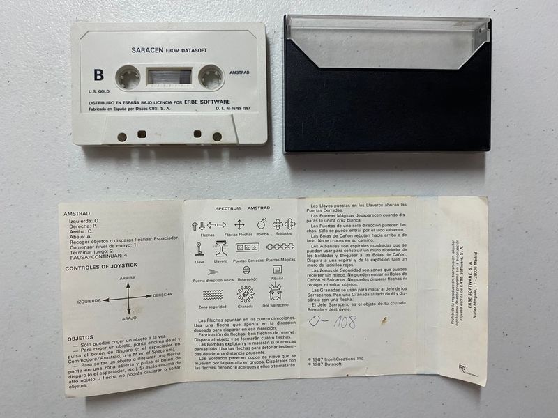 Saracen Amstrad Videojuego ERBE afbeelding 3