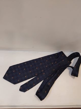 Corbata Pertegaz Azul y Dorada