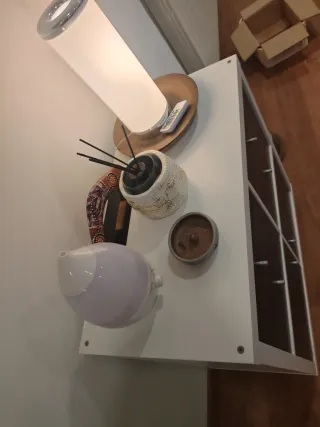 Mueble Kallax Ikea Negro/Blanco Nuevo