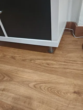 Mueble Kallax Ikea Negro/Blanco Nuevo