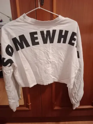 Sudadera LET'S GO blanca