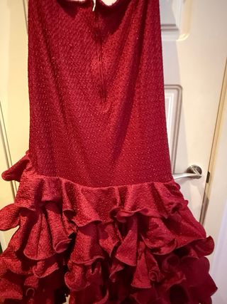 Falda flamenca volantes roja