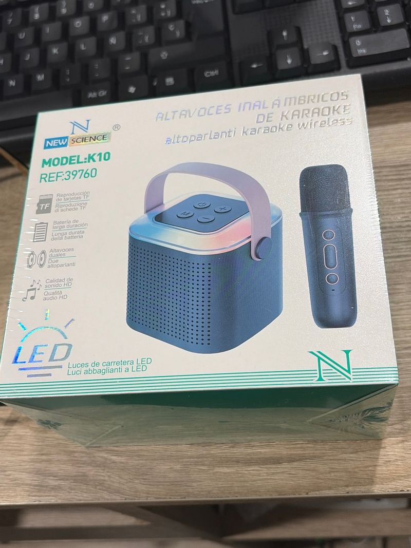 Altavoz Karaoke New Science K10 LED
