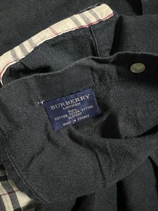 Camisa Burberry M Nova Check Nera