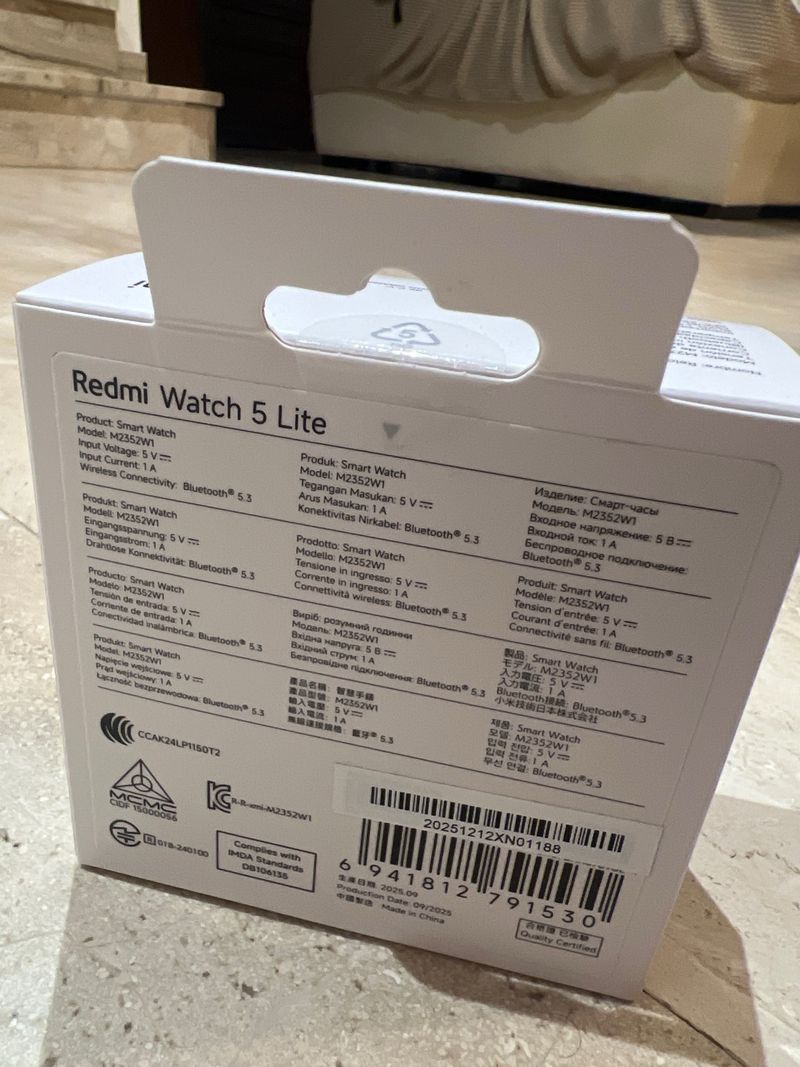 Xiaomi Redmi Watch 5 Lite Negro afbeelding 3