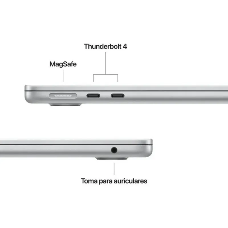 MacBook Air 13 M5 16GB 512GB 8-Core GPU Plata afbeelding 3