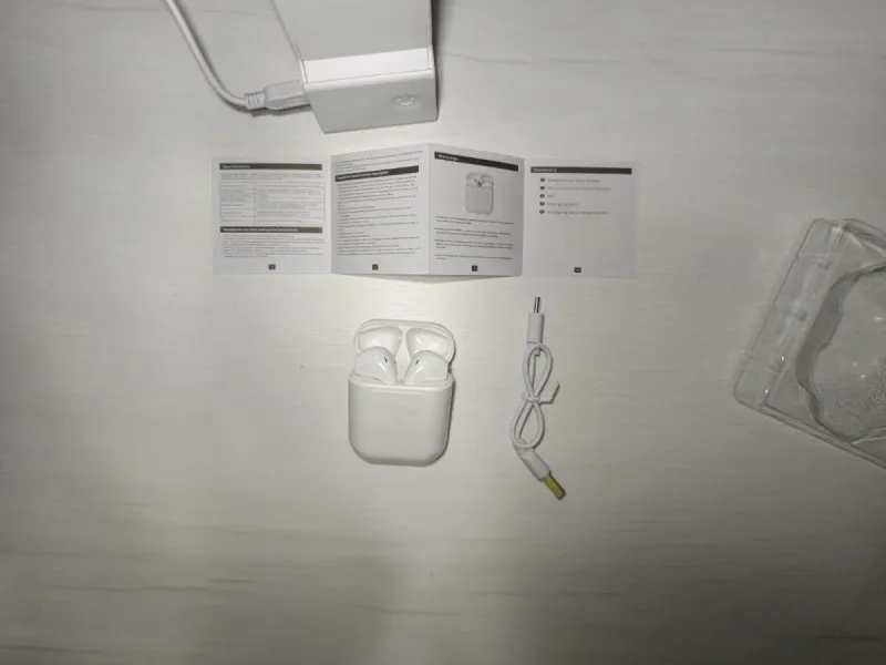 Cascos i12 Bluetooth Inalámbricos + Cable afbeelding 3