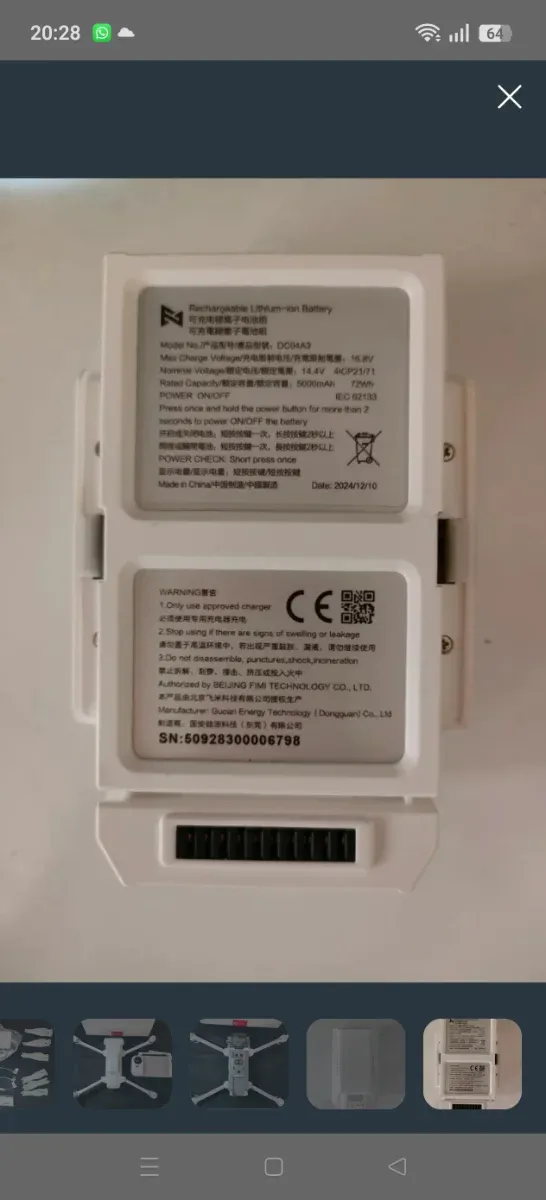 Dron Fimi X8 Tele Max Blanco afbeelding 8