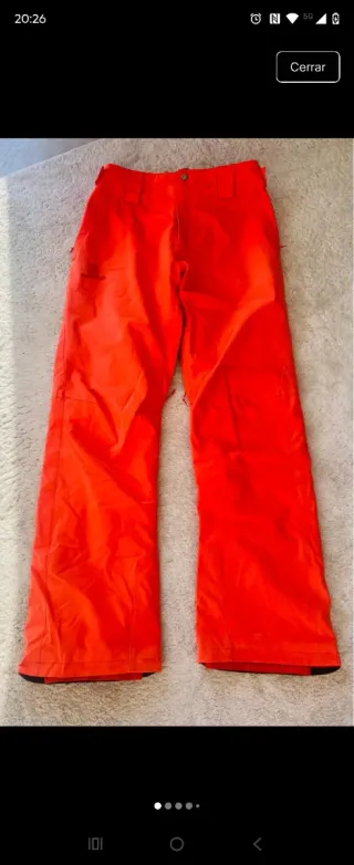 Pantalón de esquí Salomon naranja