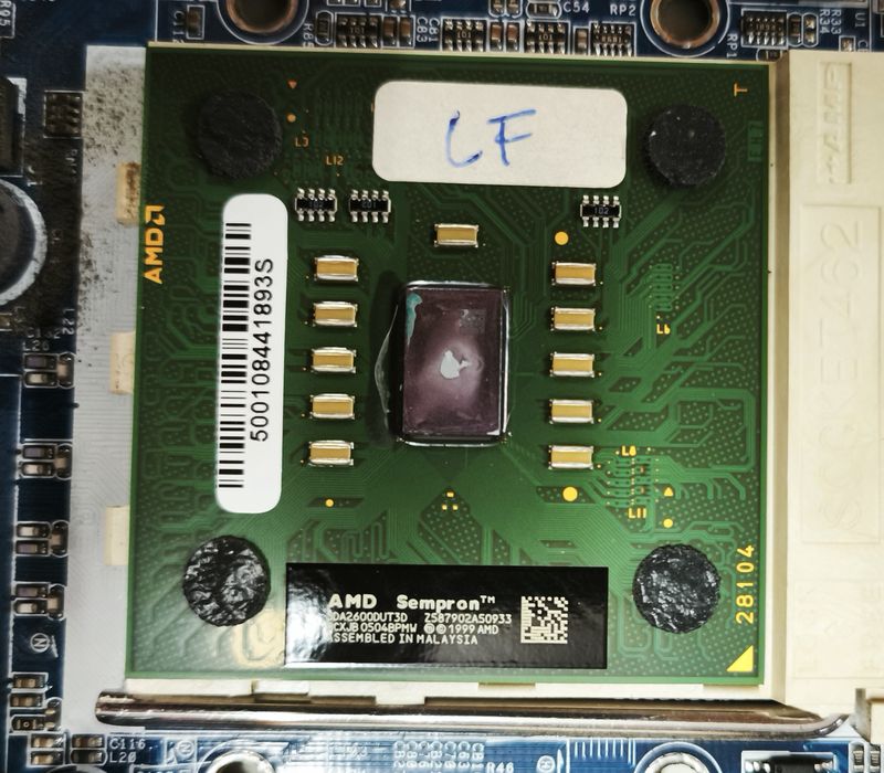 Placa Base ASRock K7S41GX + CPU AMD Sempron afbeelding 3