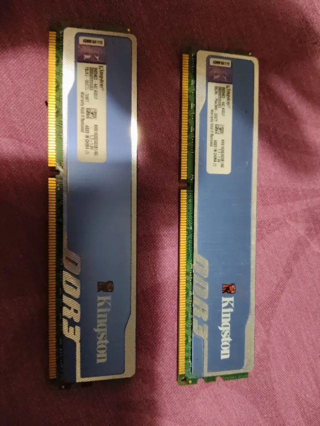2x Kingston DDR3 4GB RAM Módulos