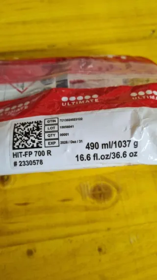 2p Hilti HIT-FP 700 R Ancorante Adesivo Cementizio