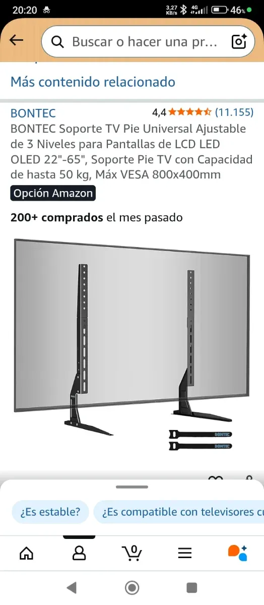 Soporte TV Universal 22"-65" afbeelding 4