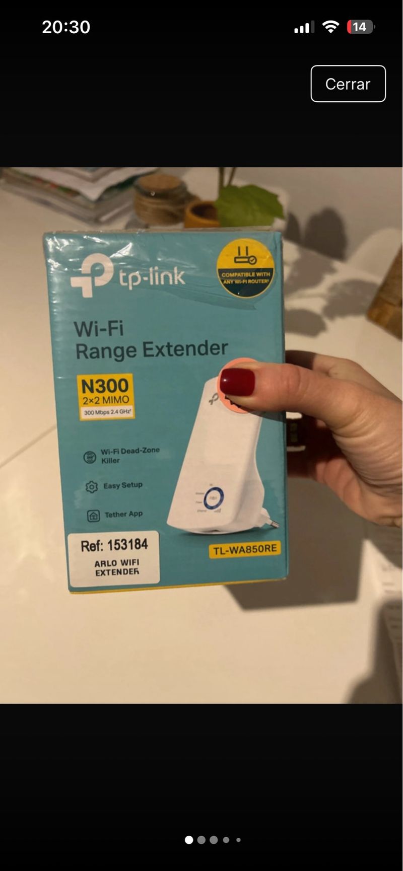 TP-Link Extensor WiFi N300 TL-WA850RE