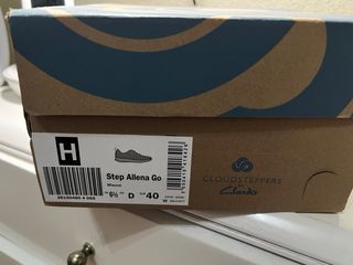 Zapatillas Clarks rosas y blancas