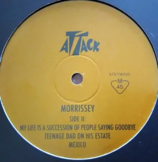 12" Maxi , Morrissey First of the Gang to Die