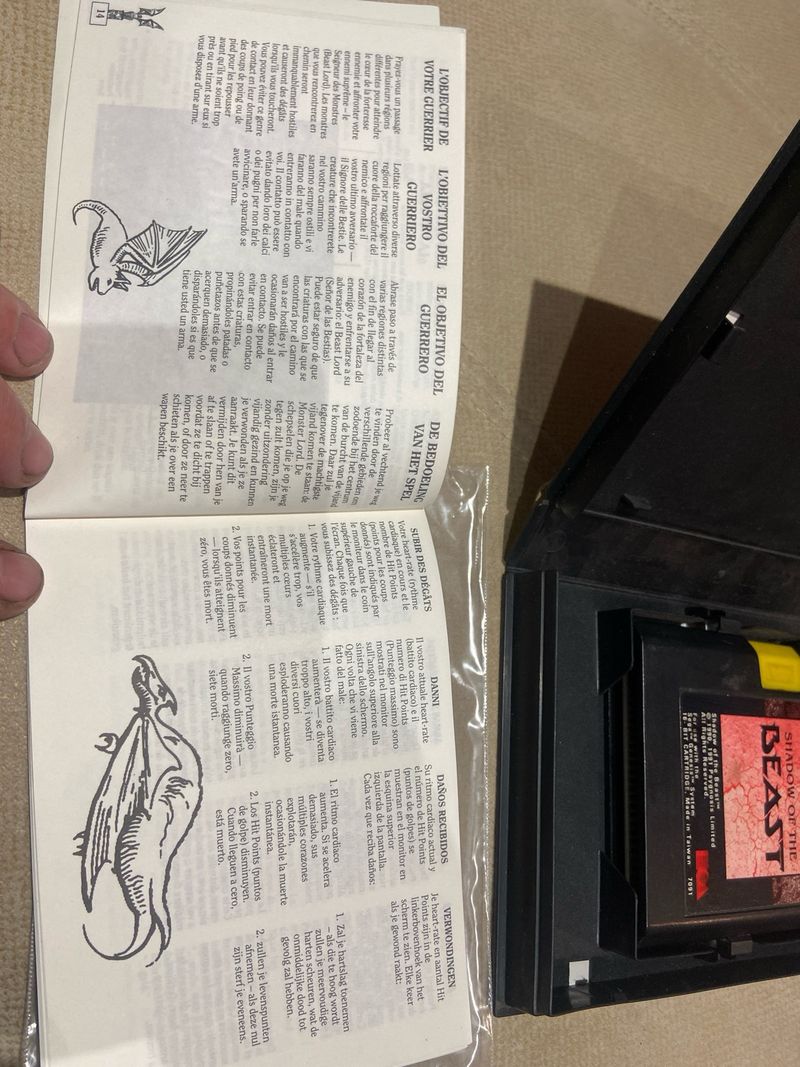 Shadow of the Beast Megadrive Sega afbeelding 6