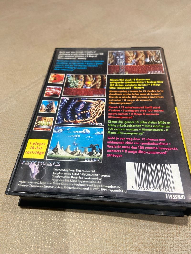 Shadow of the Beast Megadrive Sega afbeelding 2