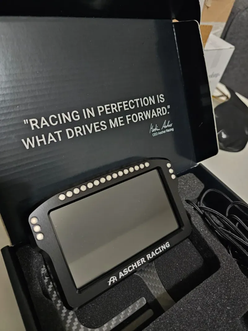 ASCHER DASHBOARD 5 TOUCHSCREEN