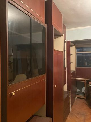 Mueble de salón con cama plegable