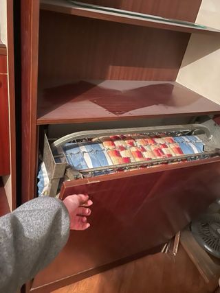 Mueble de salón con cama plegable