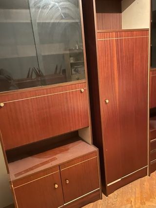 Mueble de salón con cama plegable