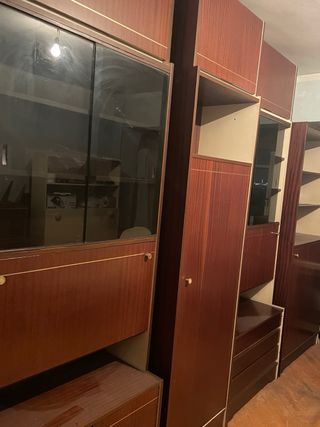 Mueble de salón con cama plegable