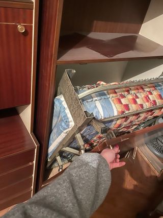 Mueble de salón con cama plegable