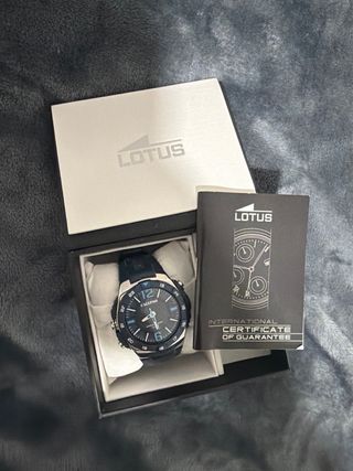 Reloj Lotus Calypso Azul y Plateado