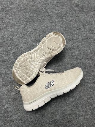 Zapatillas Skechers Mujer Beige