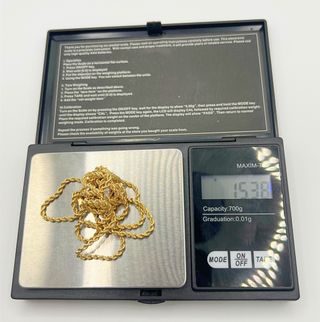 Cadena Salomónica Oro 18k 15.38 gr