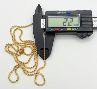 Cadena Salomónica Oro 18k 15.38 gr